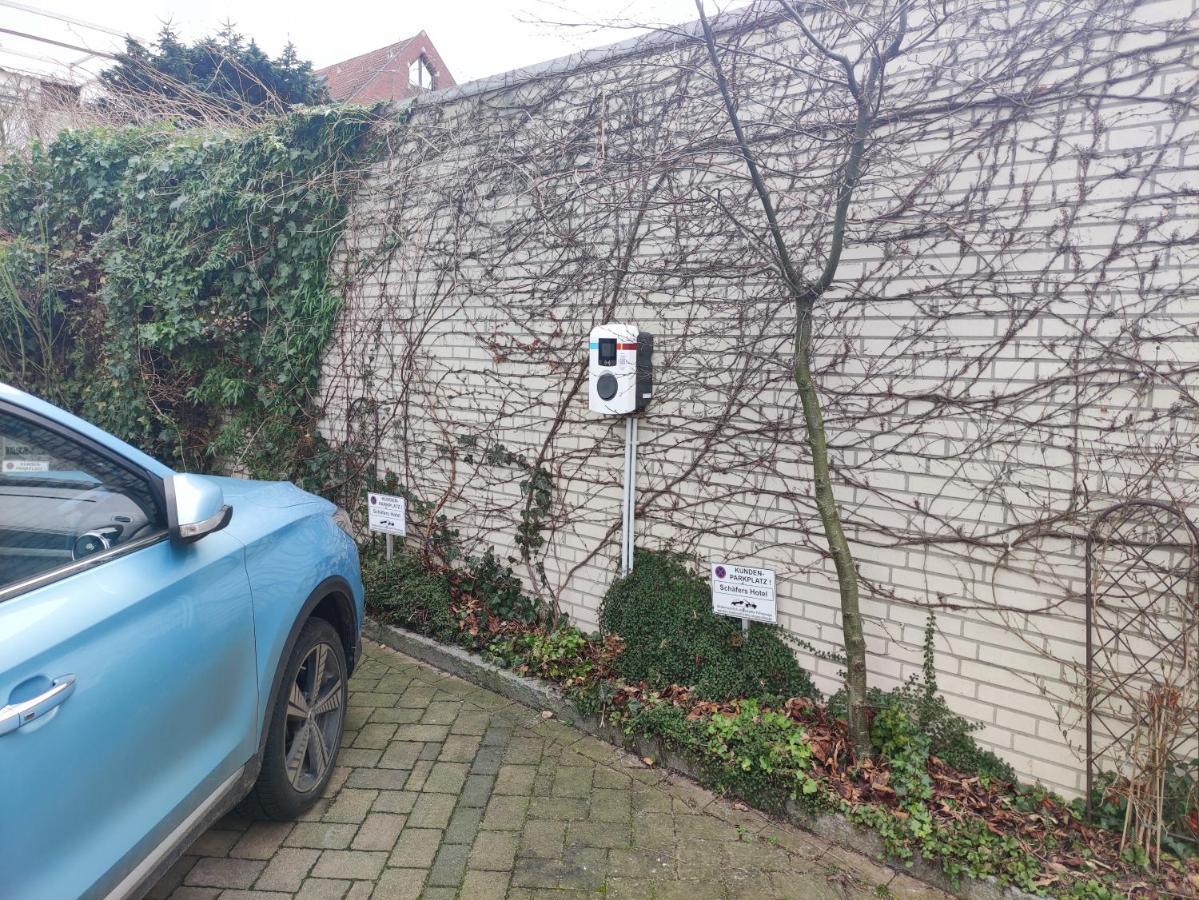 Schaefers Hotel, Self-Check-In, Cafe Und Baecker Am Hotel 弗希塔 外观 照片